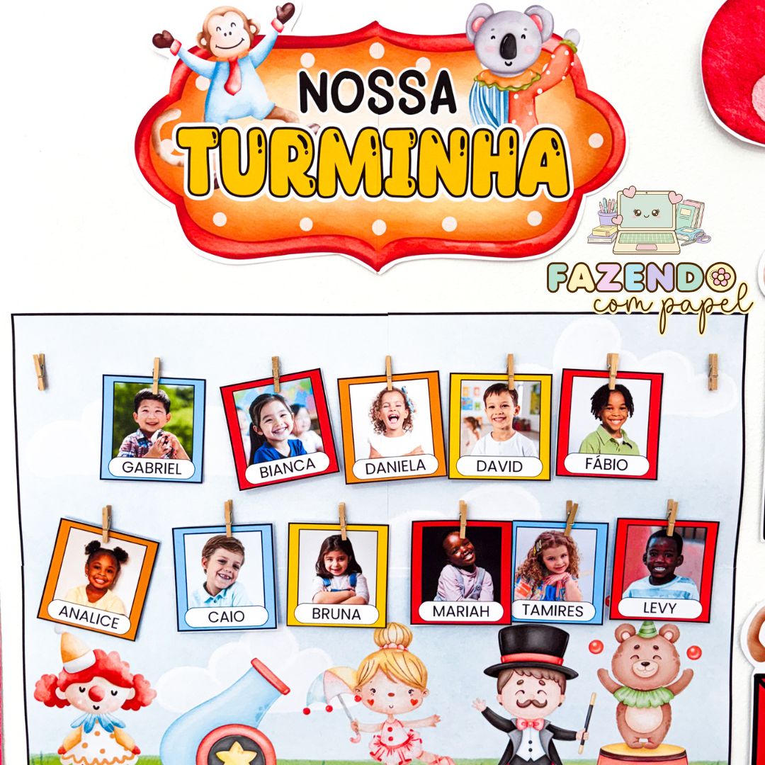 Kit Sala Circo Mágico dos Bichinhos - Imagem 8