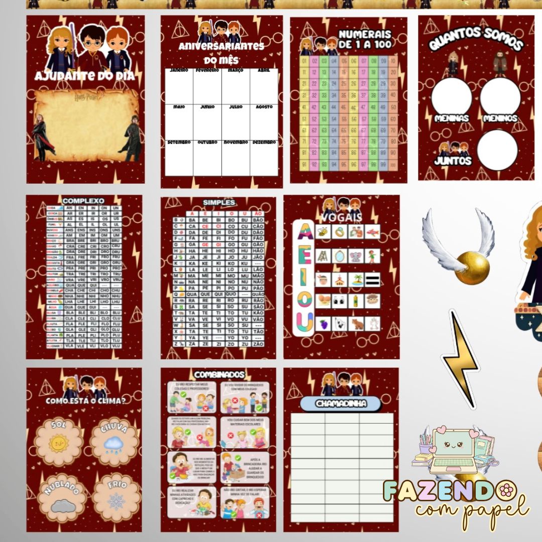 Kit Sala Harry Potter - Imagem 3