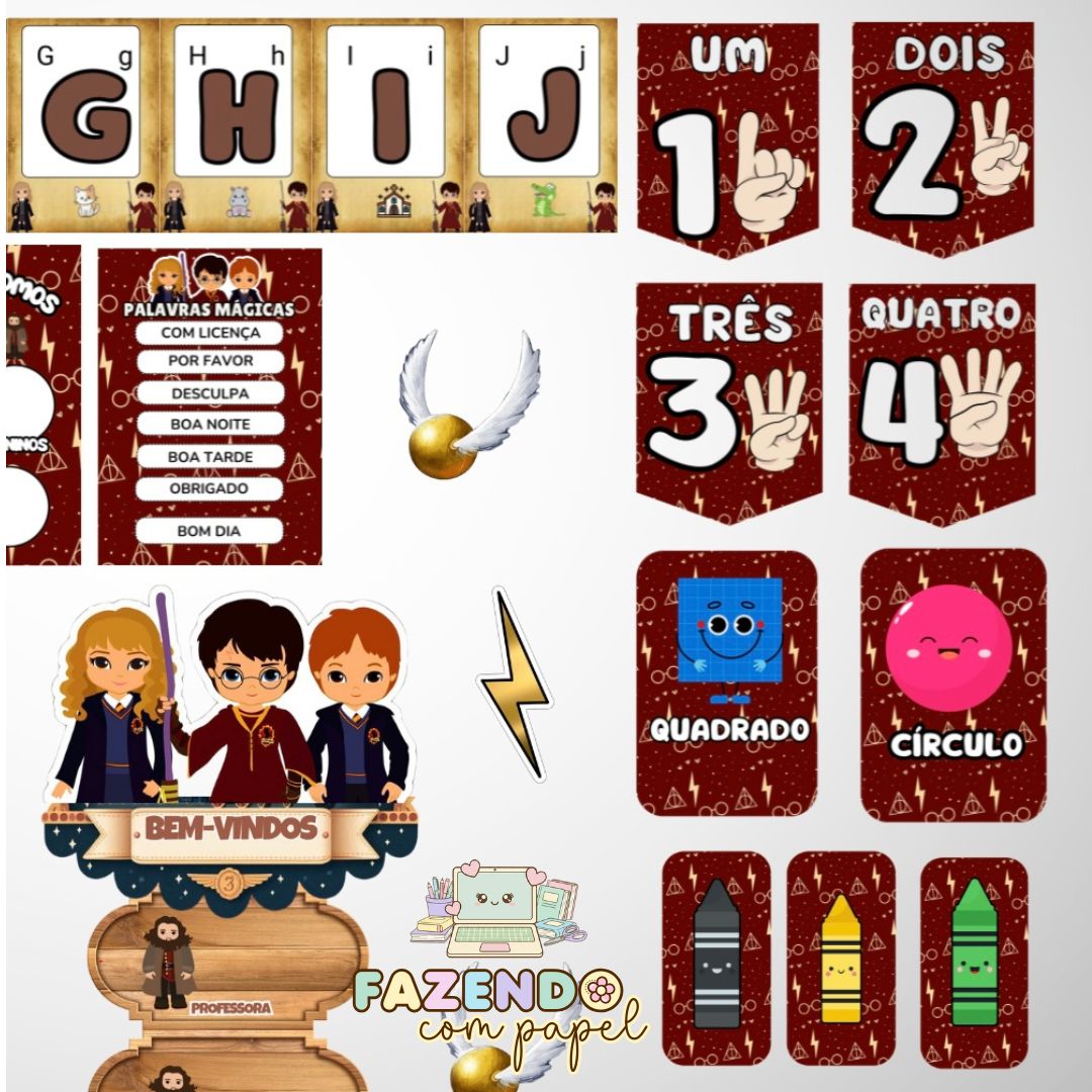 Kit Sala Harry Potter - Imagem 4