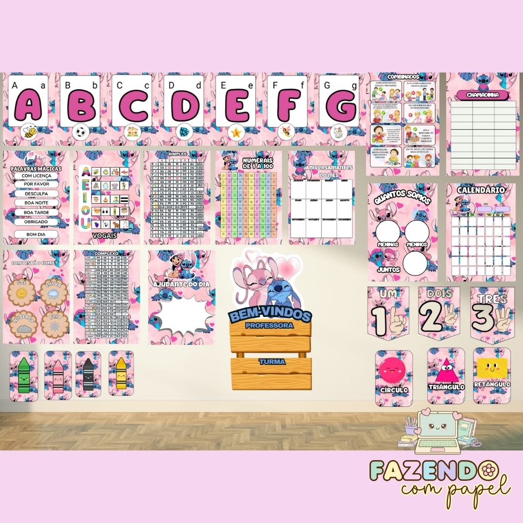 Kit Sala Stitch e Angel - Imagem 2