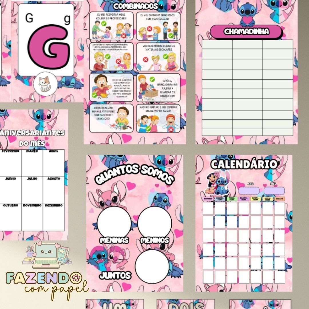 Kit Sala Stitch e Angel - Imagem 5