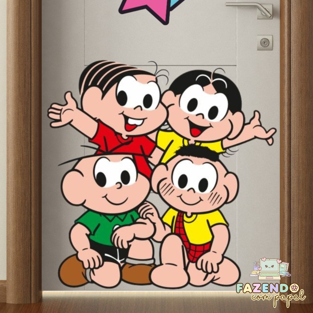 Painel de Porta Turma da Mônica - Imagem 3