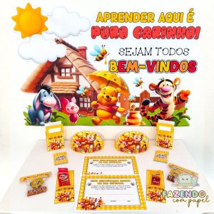 Volta às Aulas Ursinho Pooh