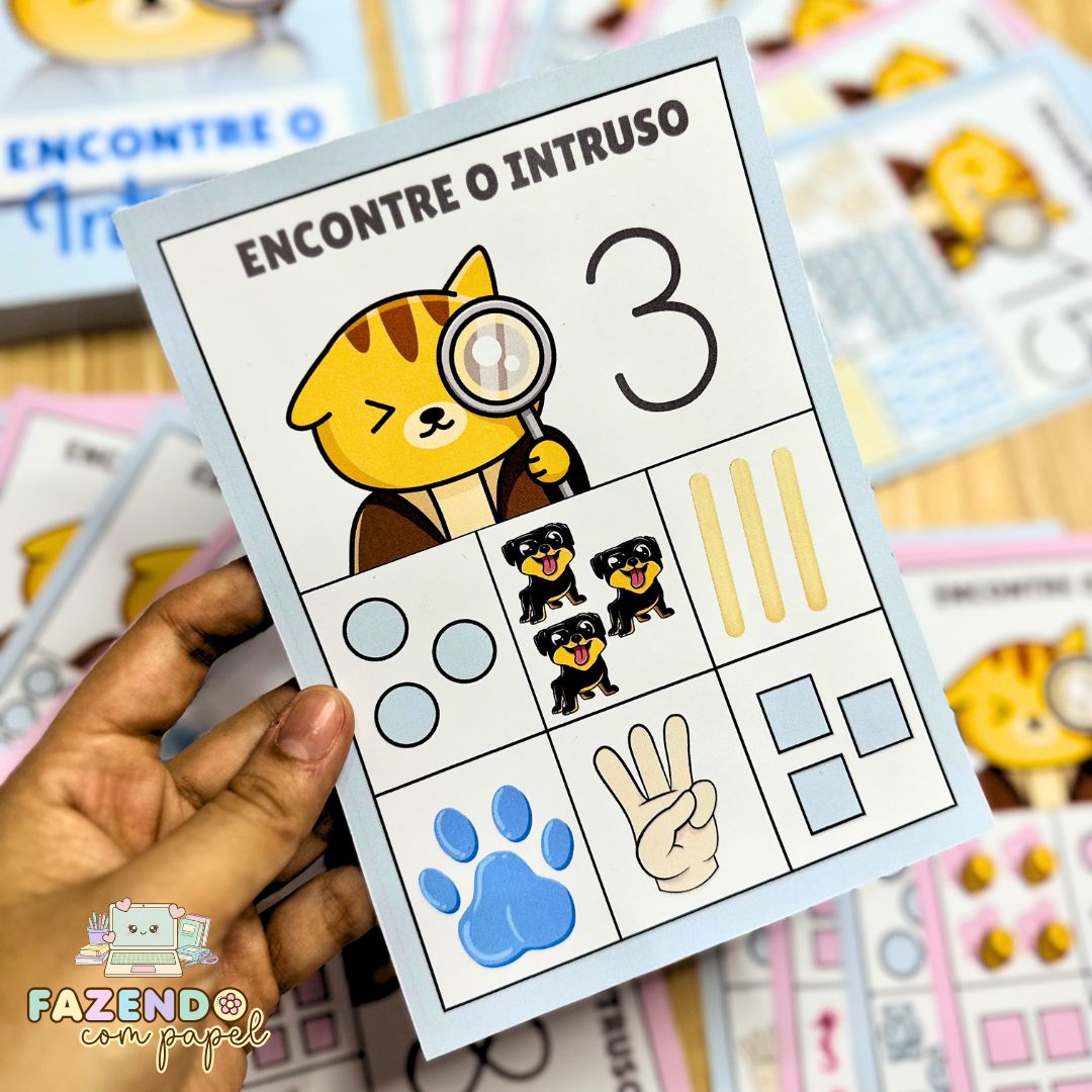 Encontre o Intruso Numerais - Imagem 3