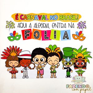 Painel Carnaval no Brasil