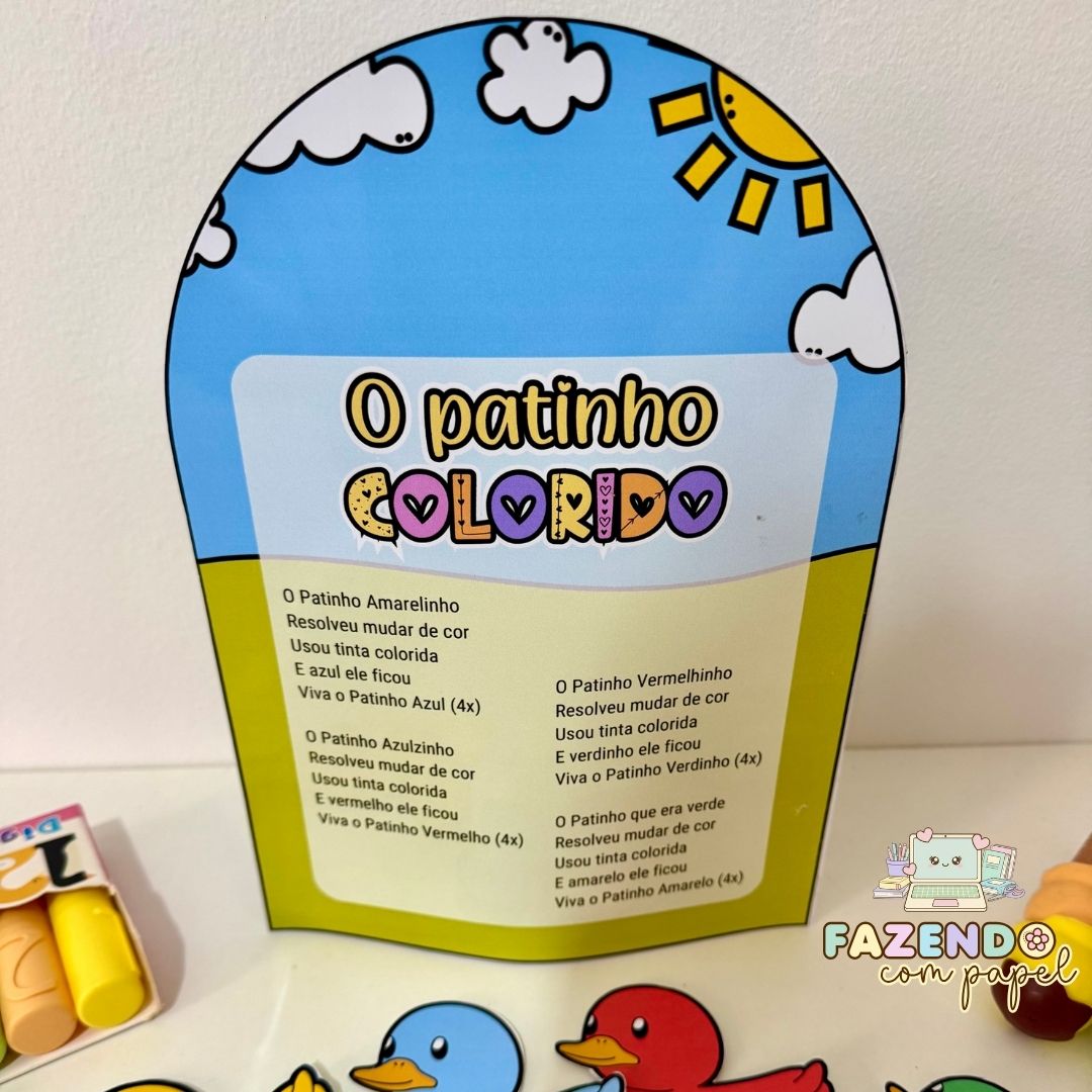 Luva Patinho Colorido - Imagem 3