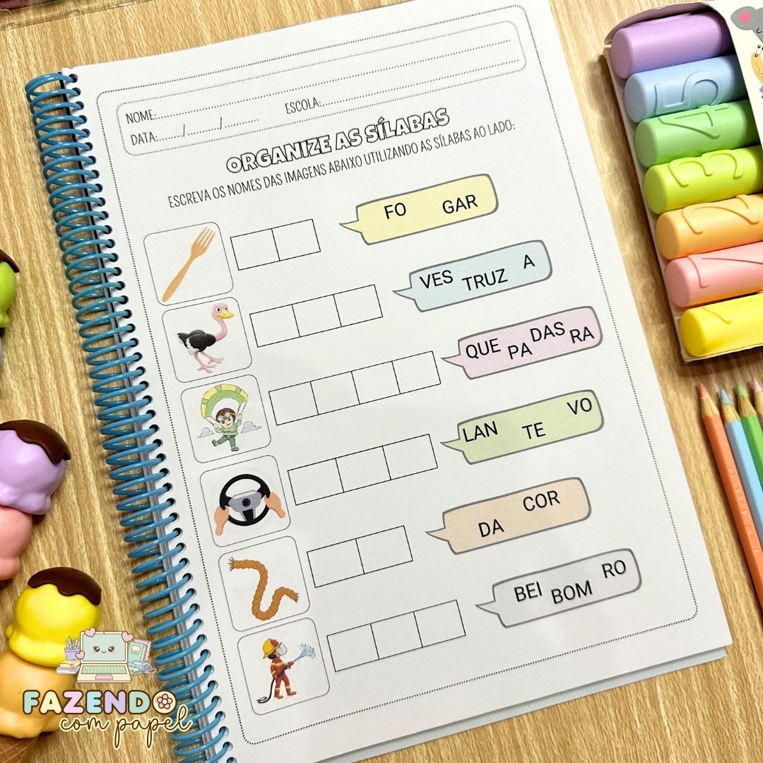 Organize as Sílabas - Sílabas Complexas - Imagem 6