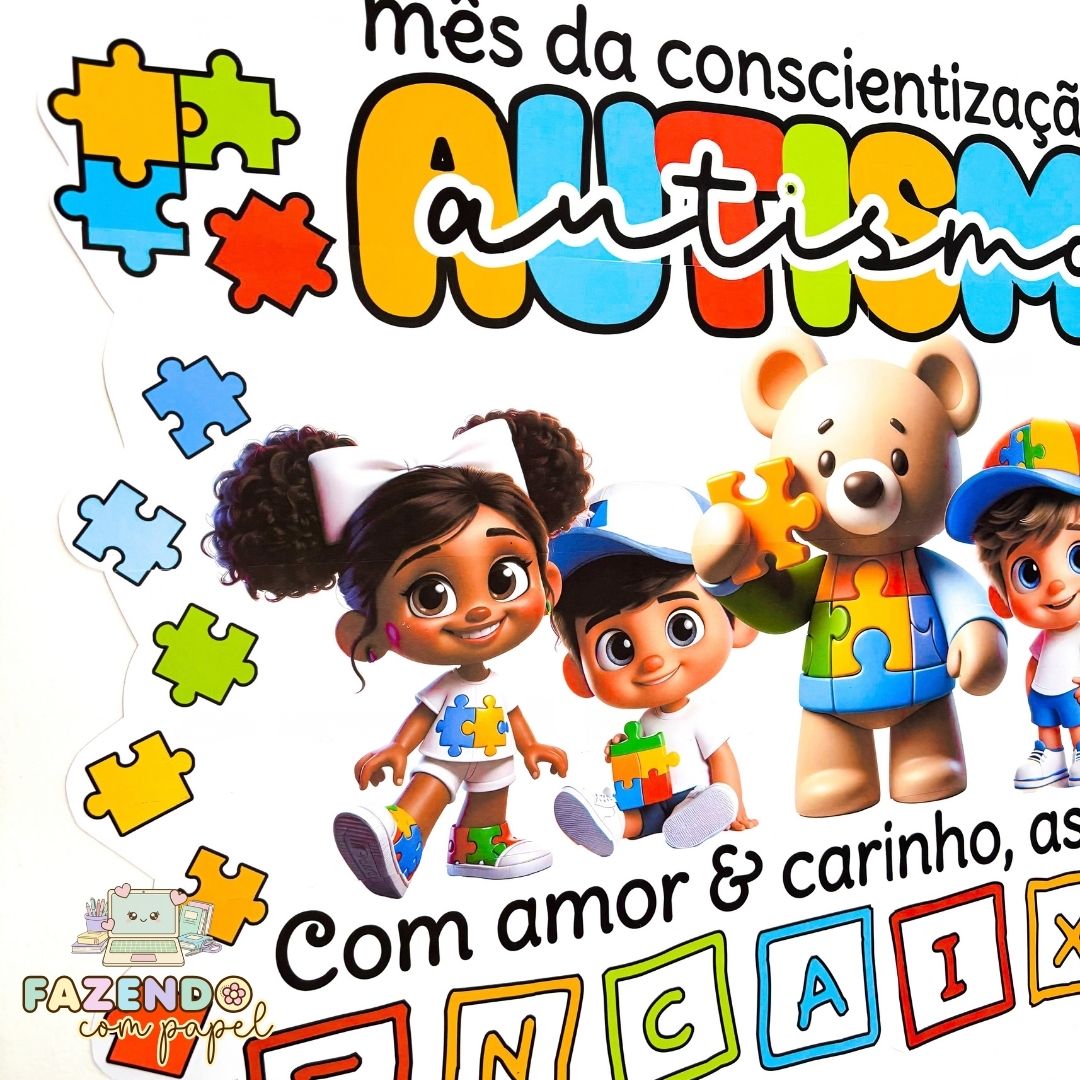Painel Autismo (Quebra-Cabeça) - Imagem 2