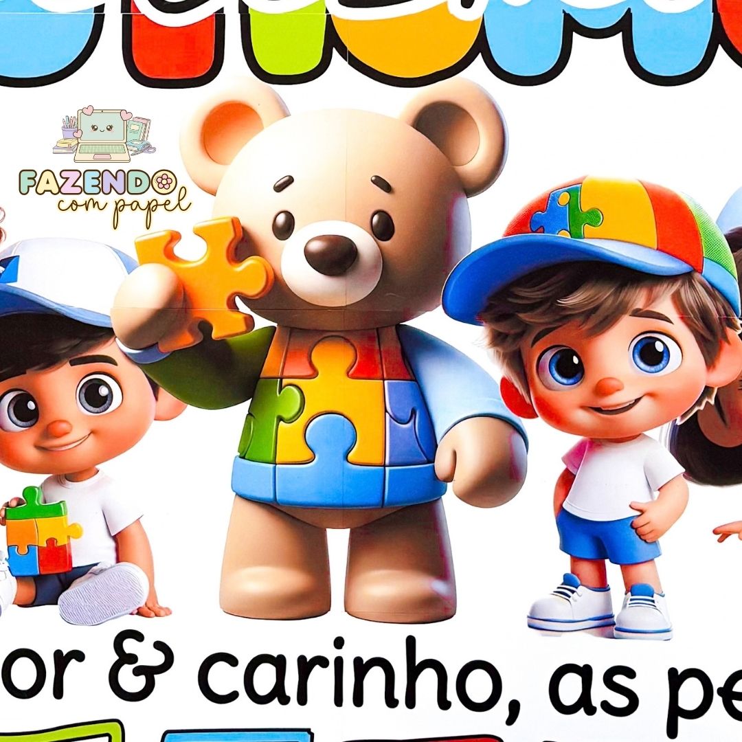 Painel Autismo (Quebra-Cabeça) - Imagem 5