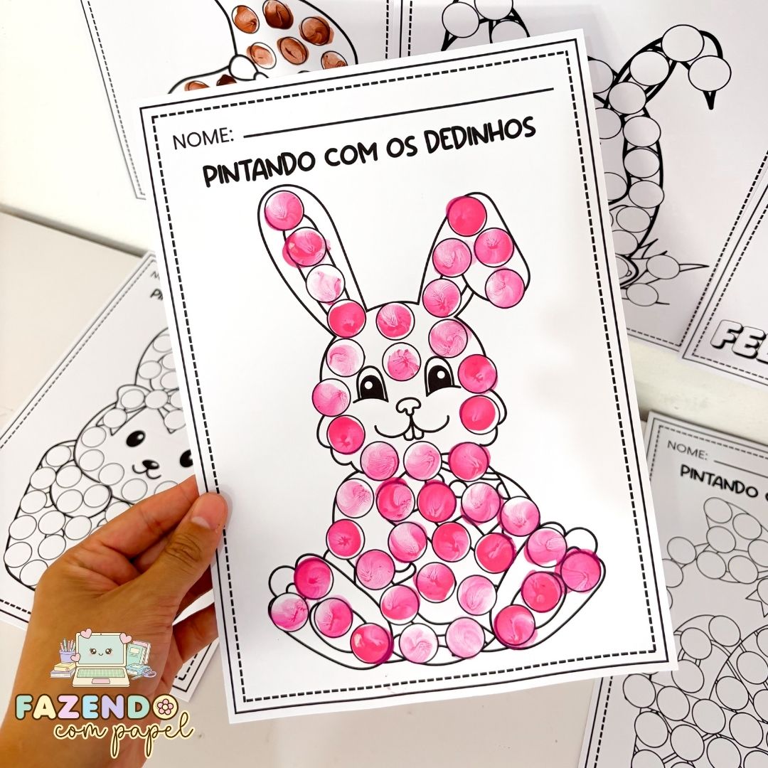 Pintando com os Dedinhos (Páscoa) - Imagem 3