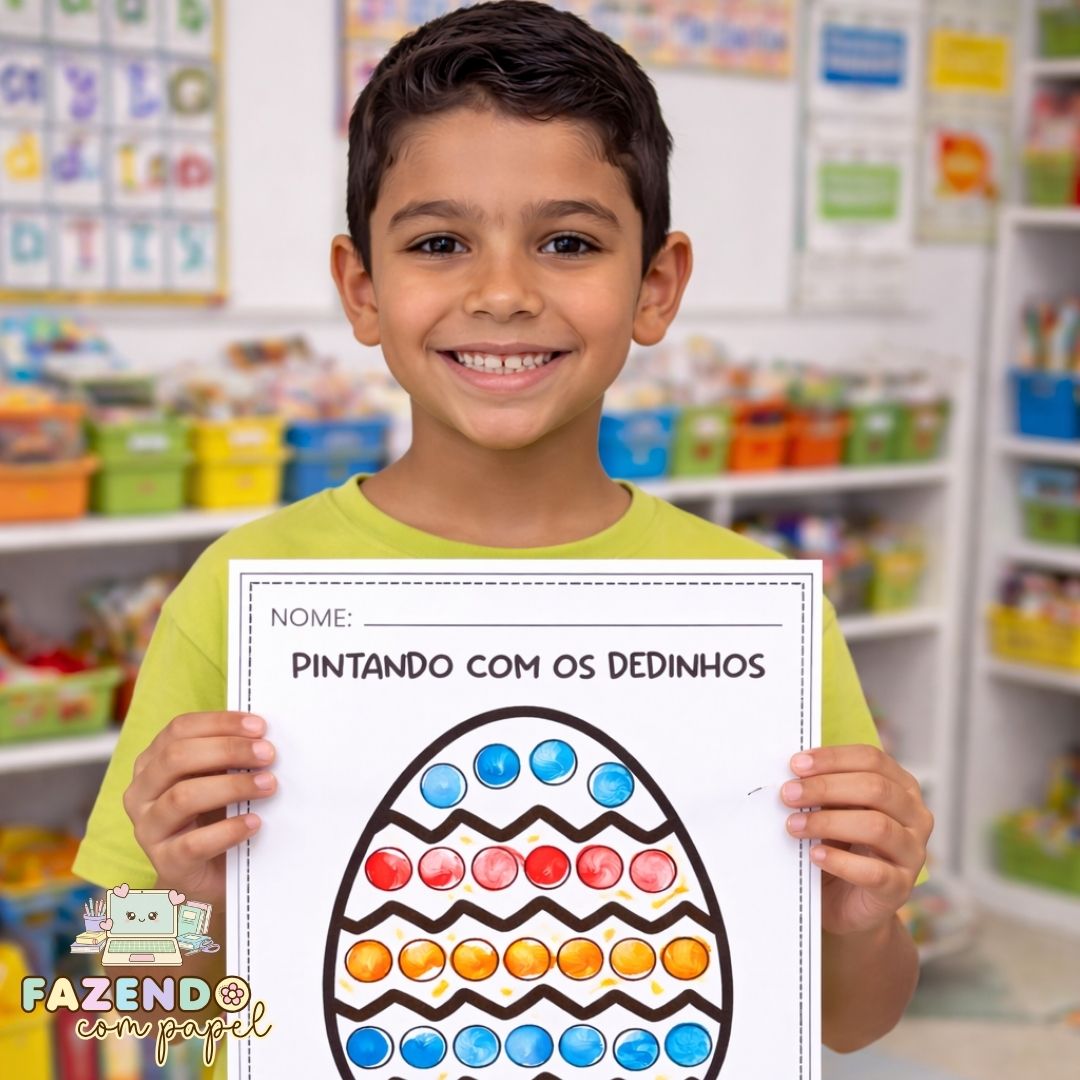 Pintando com os Dedinhos (Páscoa) - Imagem 4