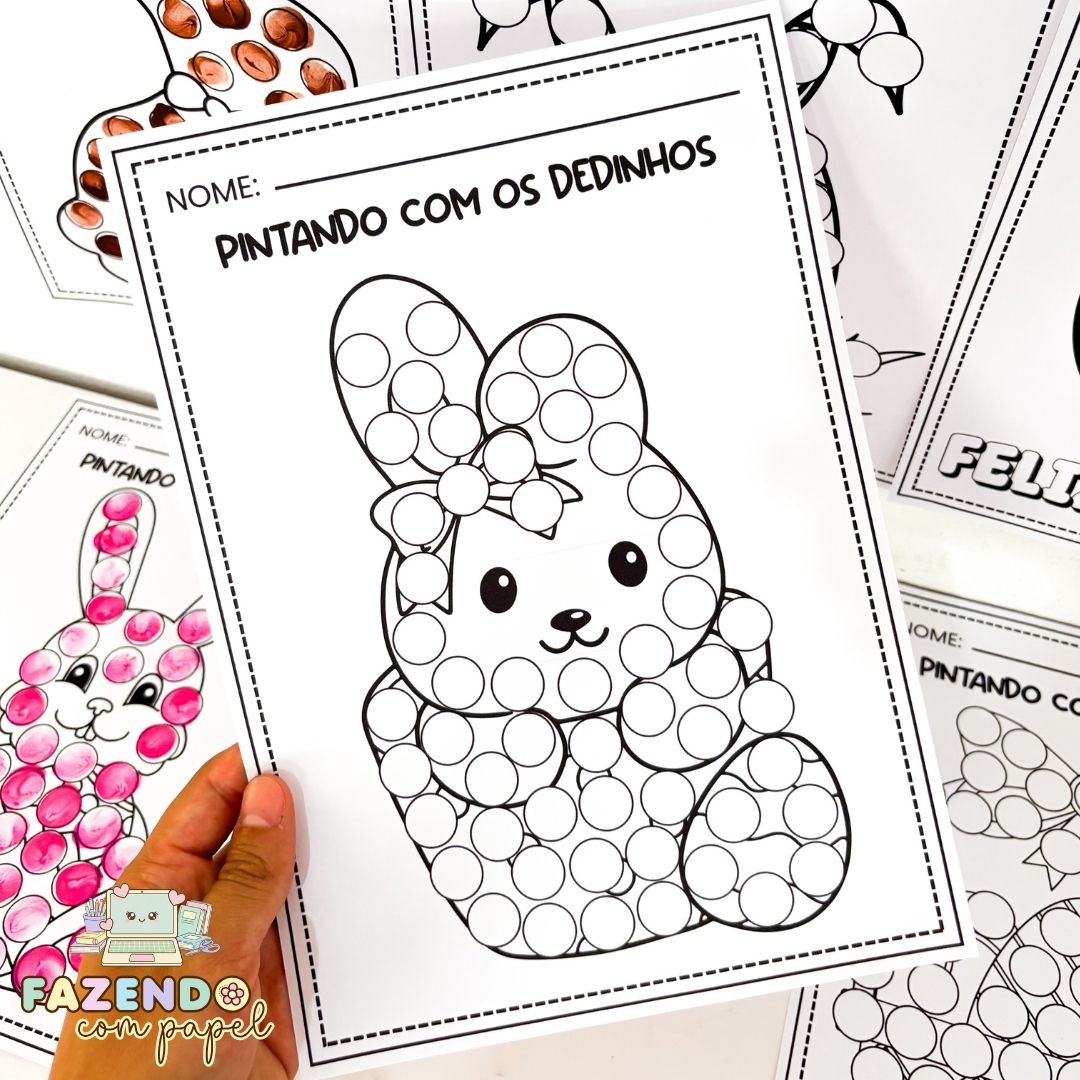 Pintando com os Dedinhos (Páscoa) - Imagem 5