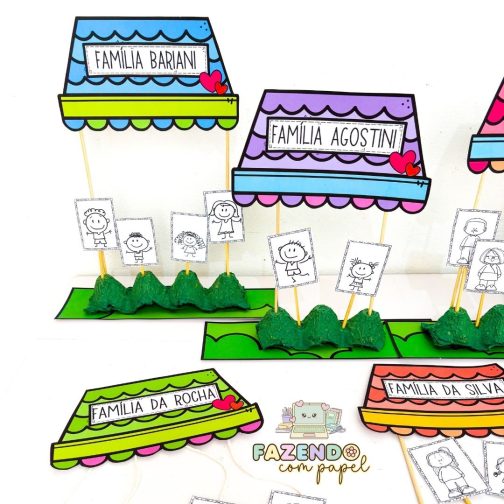 Atividade Minha Família – Fazendo com Papel