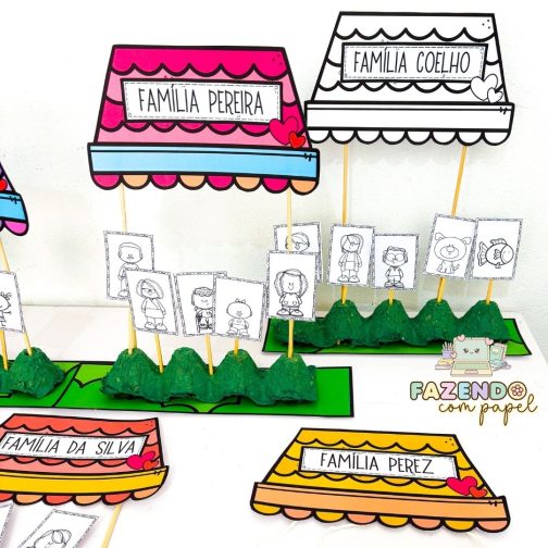 Atividade Minha Família – Fazendo com Papel