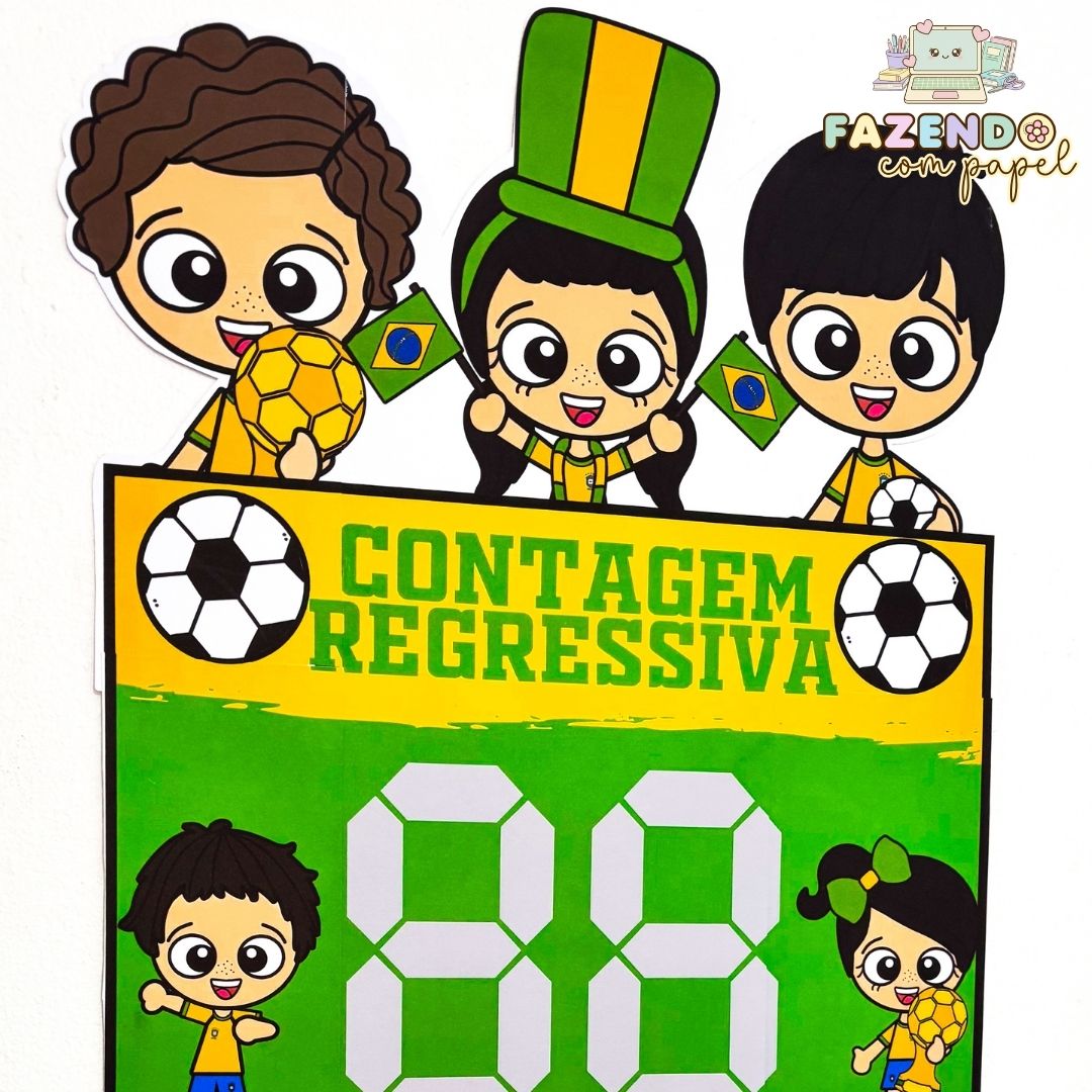 Cartaz Contar e Torcer (Copa) - Imagem 2