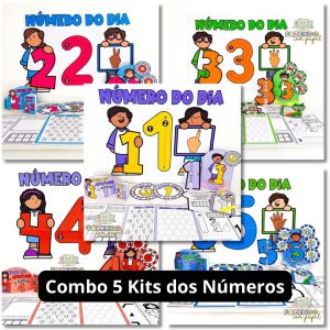 Combo 5 Kits dos Números (1 a 5)