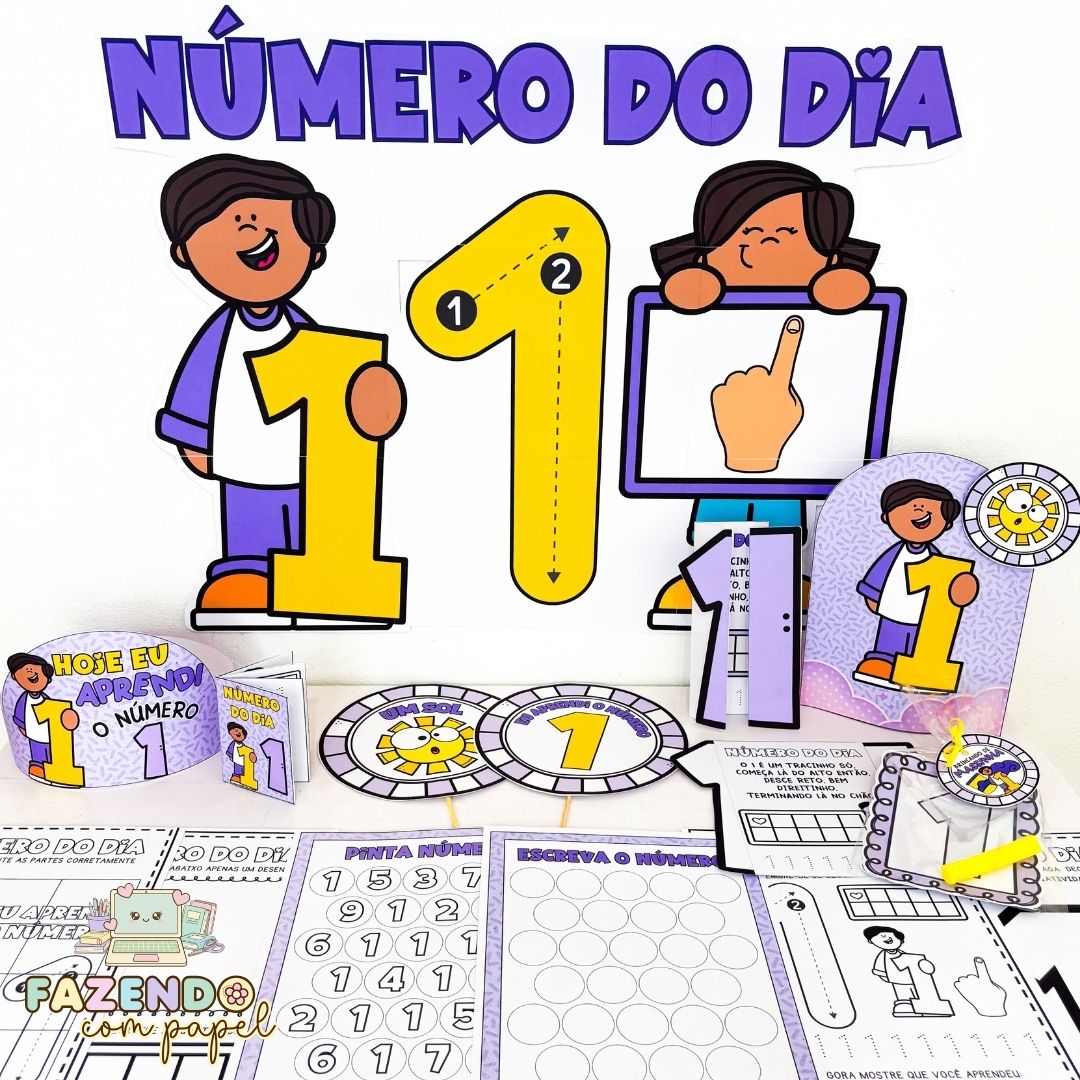 Combo 5 Kits dos Números (1 a 5) - Imagem 2