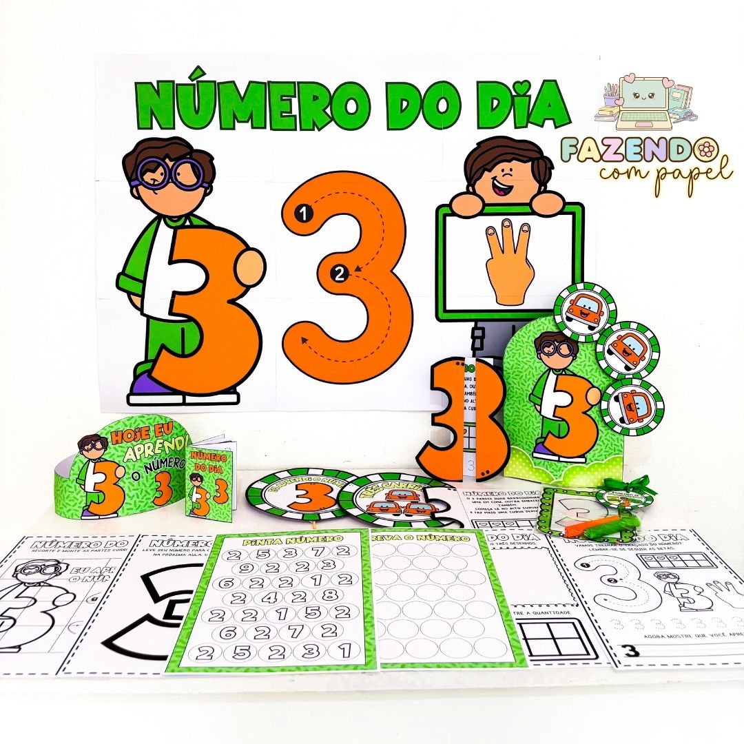 Combo 5 Kits dos Números (1 a 5) - Imagem 4