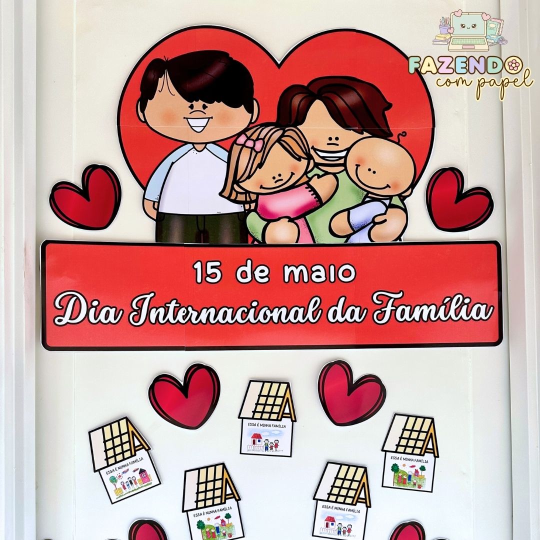 Decoração de Porta Dia da Família - Imagem 2