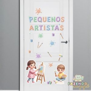 Painel de Porta - Pequenos Artistas