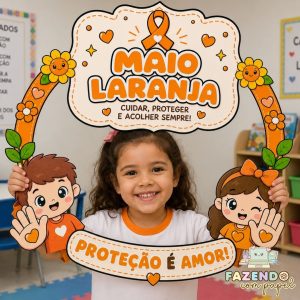 Bambolê Maio Laranja - Proteger é Amor