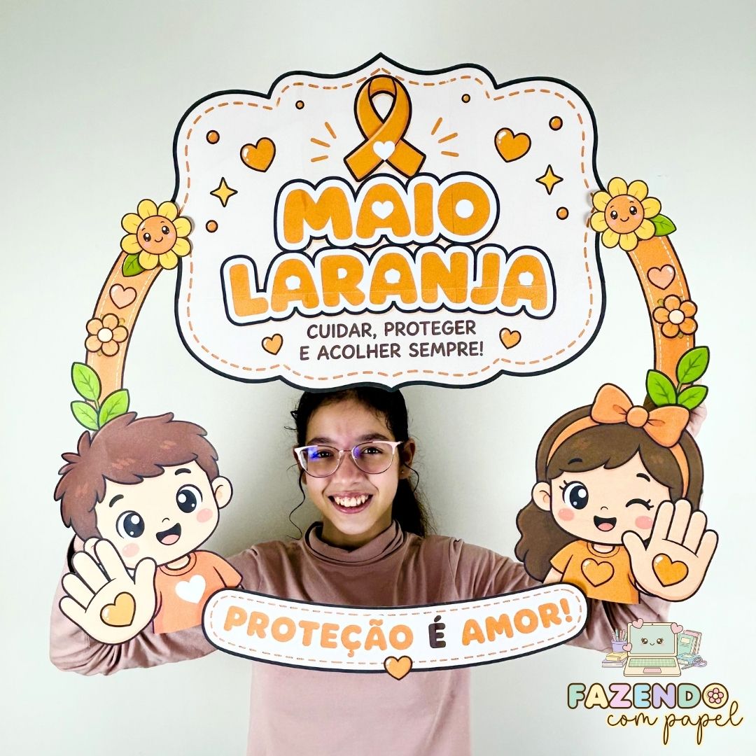 Bambolê Maio Laranja - Proteger é Amor - Imagem 3