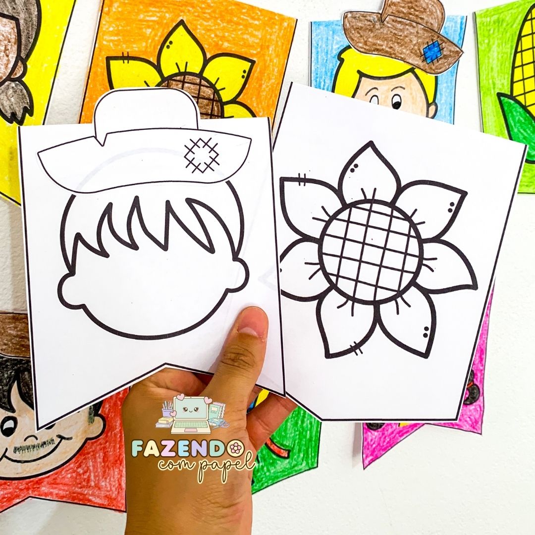 Bandeirinhas para Colorir - Imagem 8