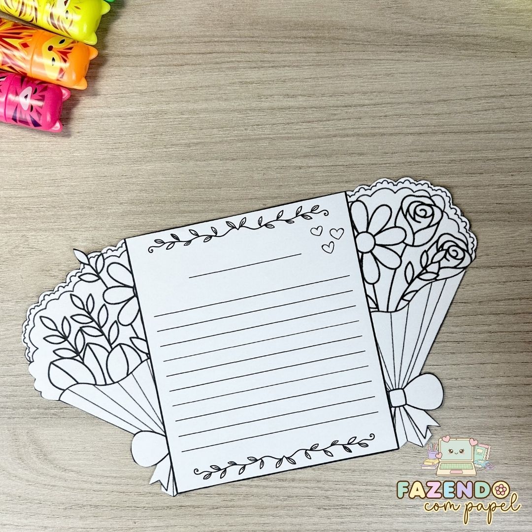 Cartão Dia das Mães - Buquê - Imagem 7