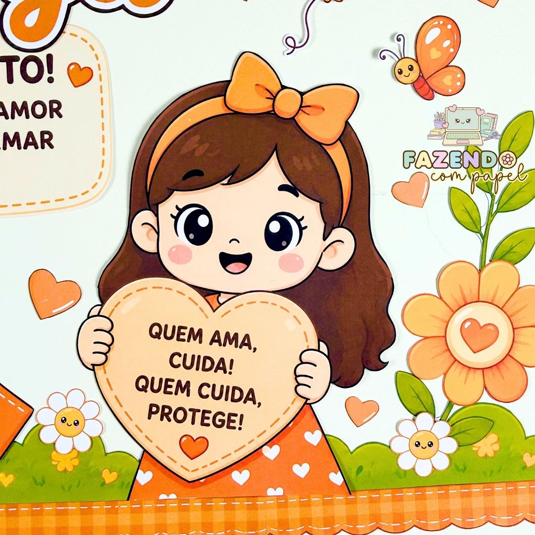 Painel Maio Laranja - Acolher, Cuidar e Proteger - Imagem 3