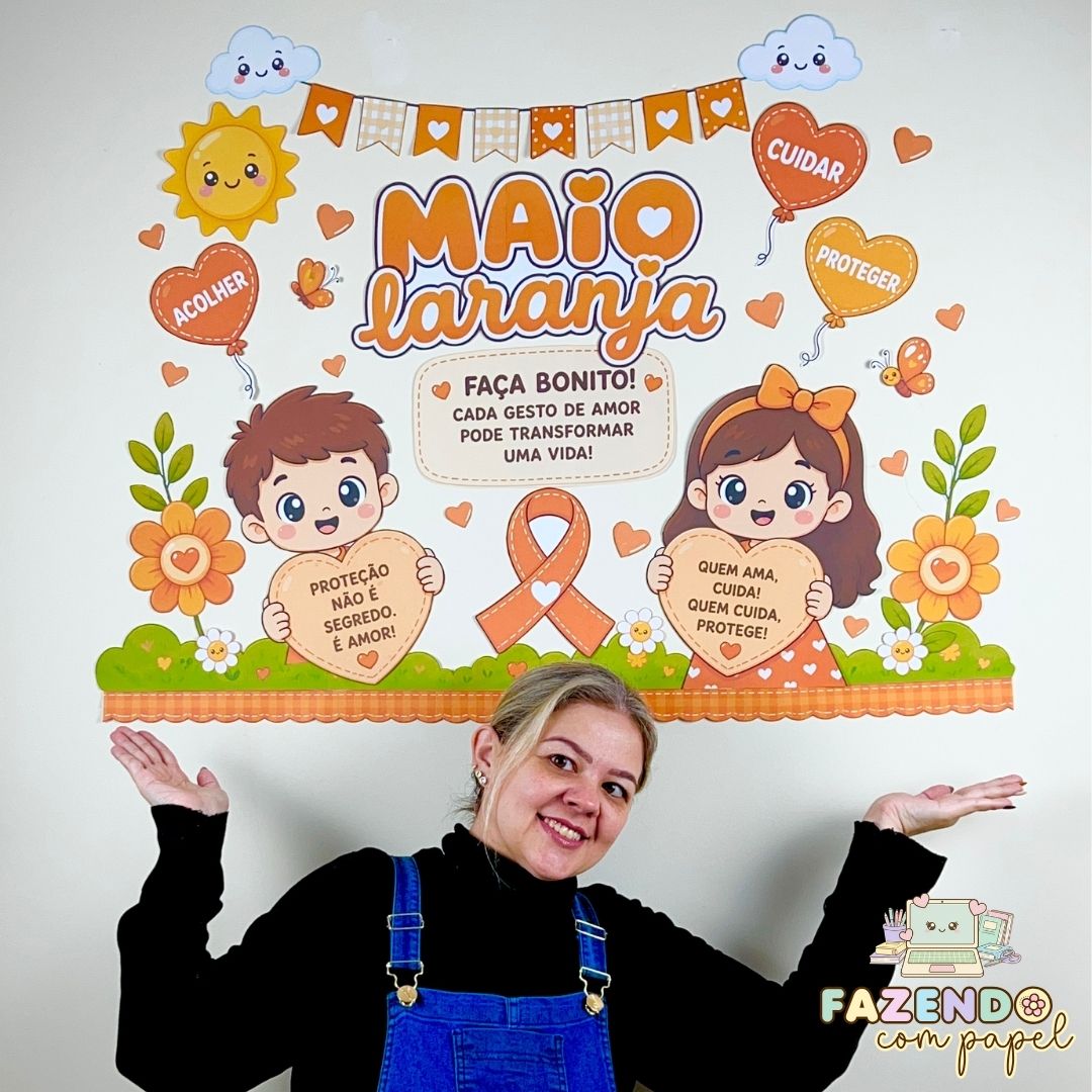 Painel Maio Laranja - Acolher, Cuidar e Proteger - Imagem 6