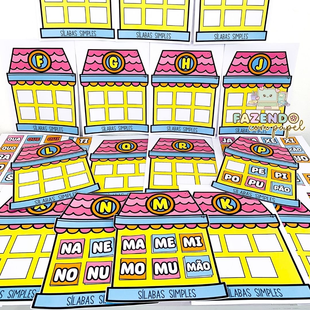 Casinhas das Sílabas Simples