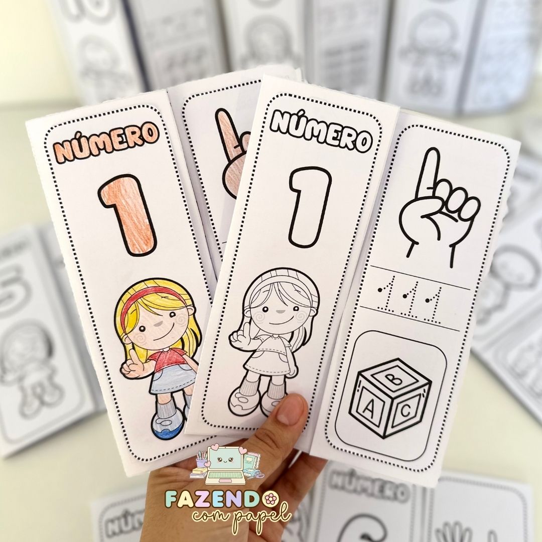 Lapbook Numerais de 0 a 10 - Imagem 2