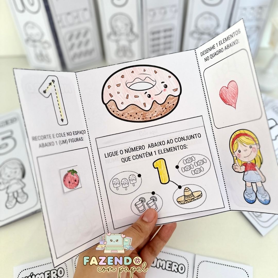 Lapbook Numerais de 0 a 10 - Imagem 3