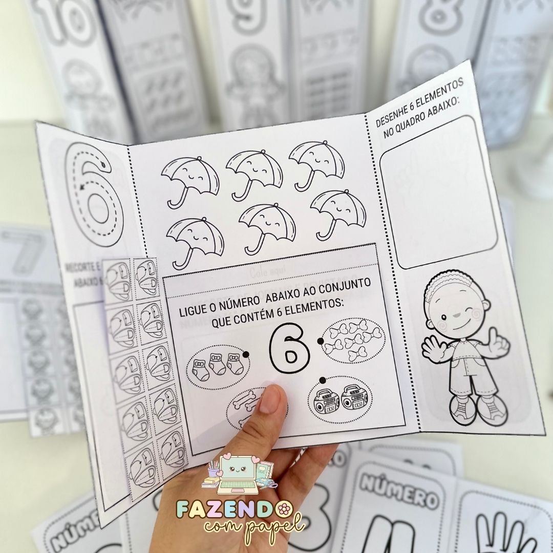 Lapbook Numerais de 0 a 10 - Imagem 4