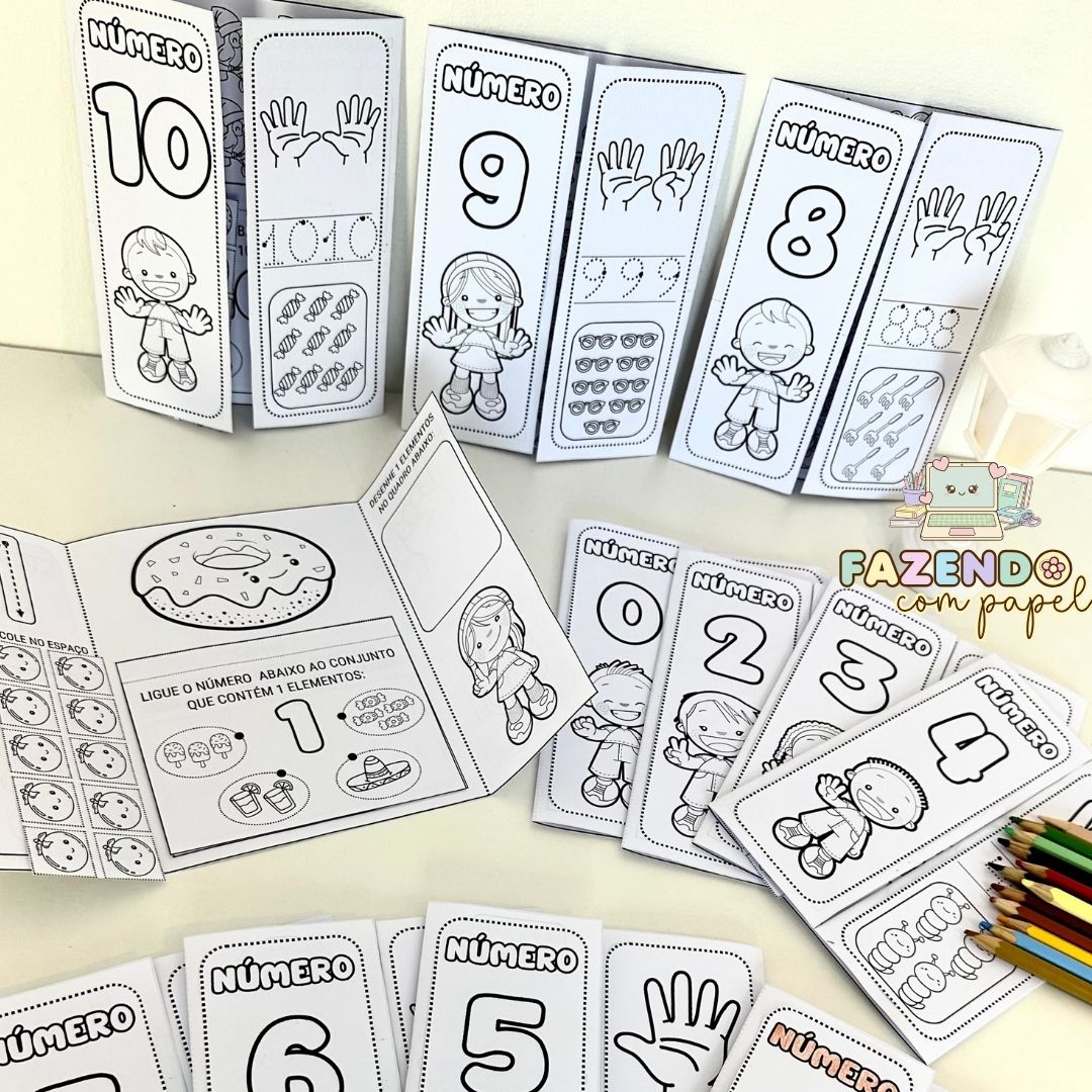 Lapbook Numerais de 0 a 10 - Imagem 5