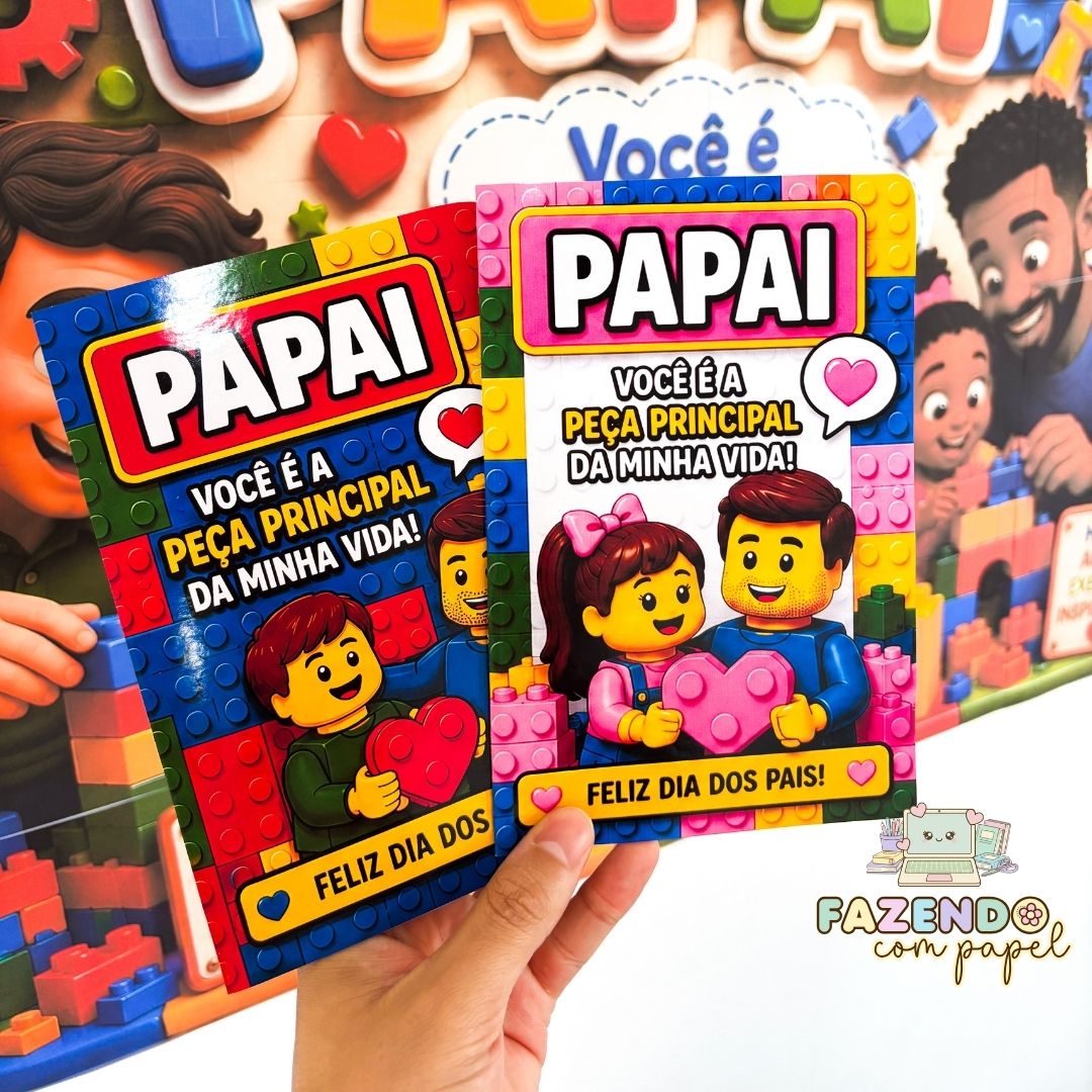 Papai A Peça Mais Importante (Painel + Cartão) - Imagem 2