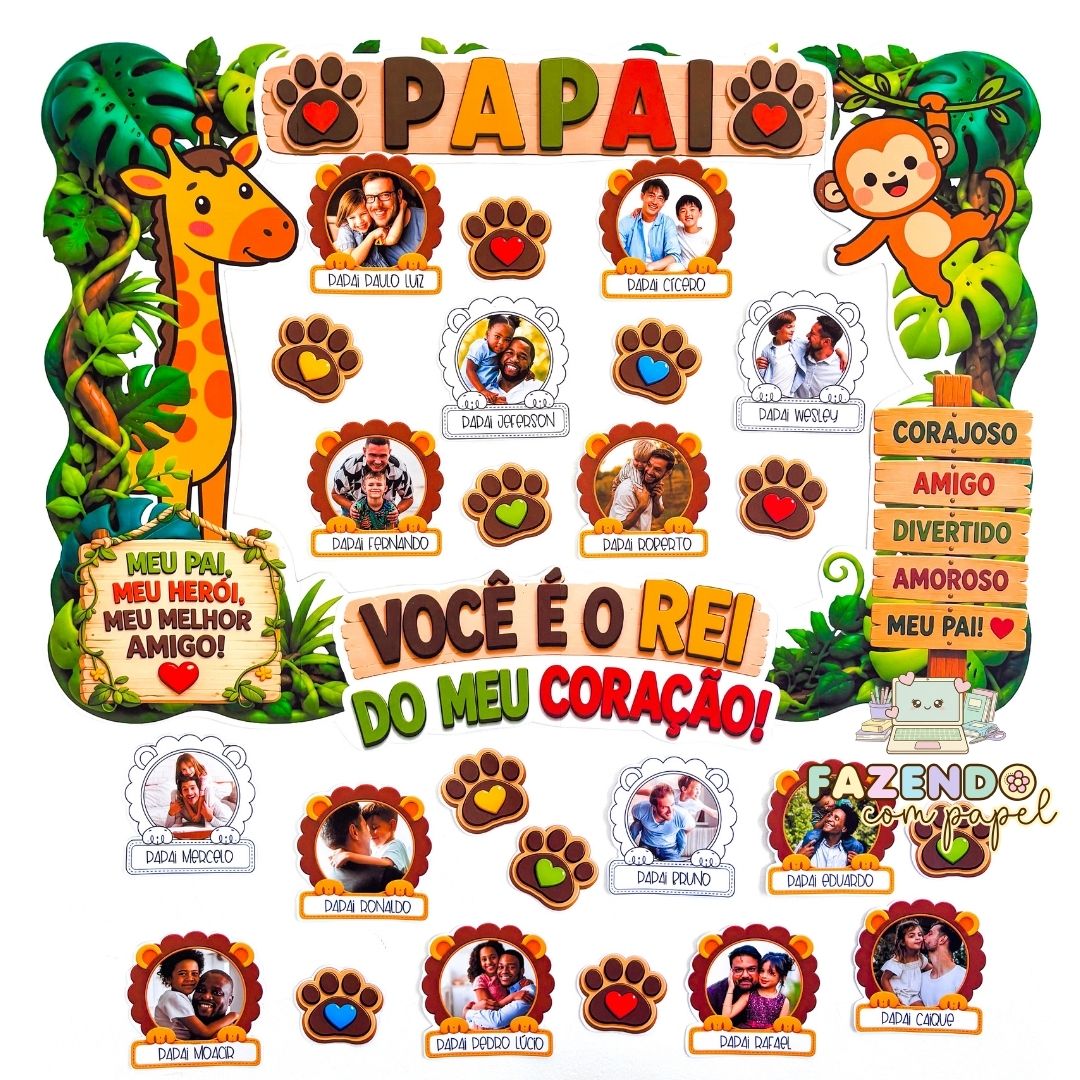 Papai O Rei do Meu Coração (Painel)
