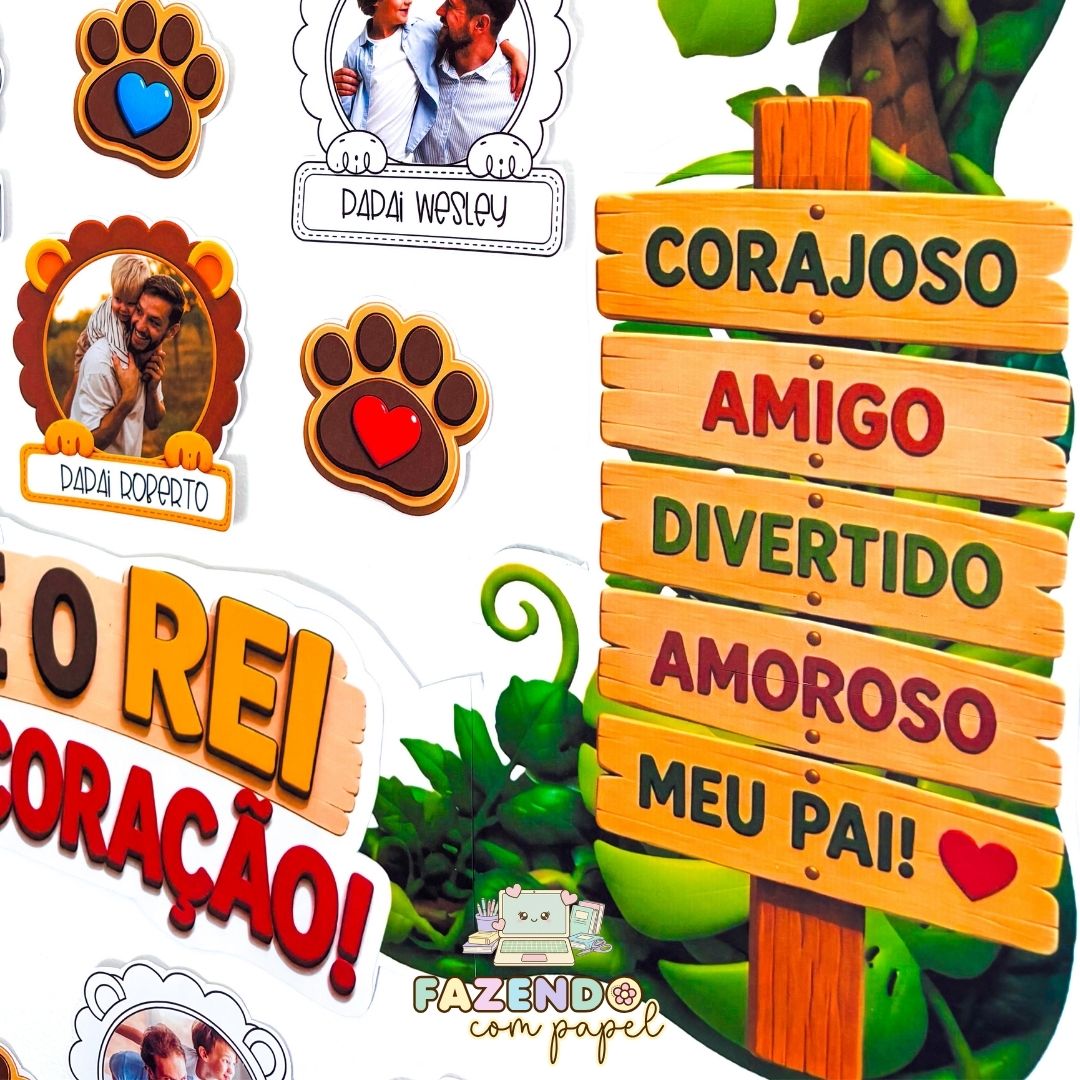 Papai O Rei do Meu Coração (Painel) - Imagem 5