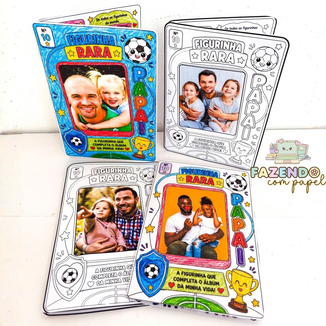 Atividade Papai Figurinha Rara