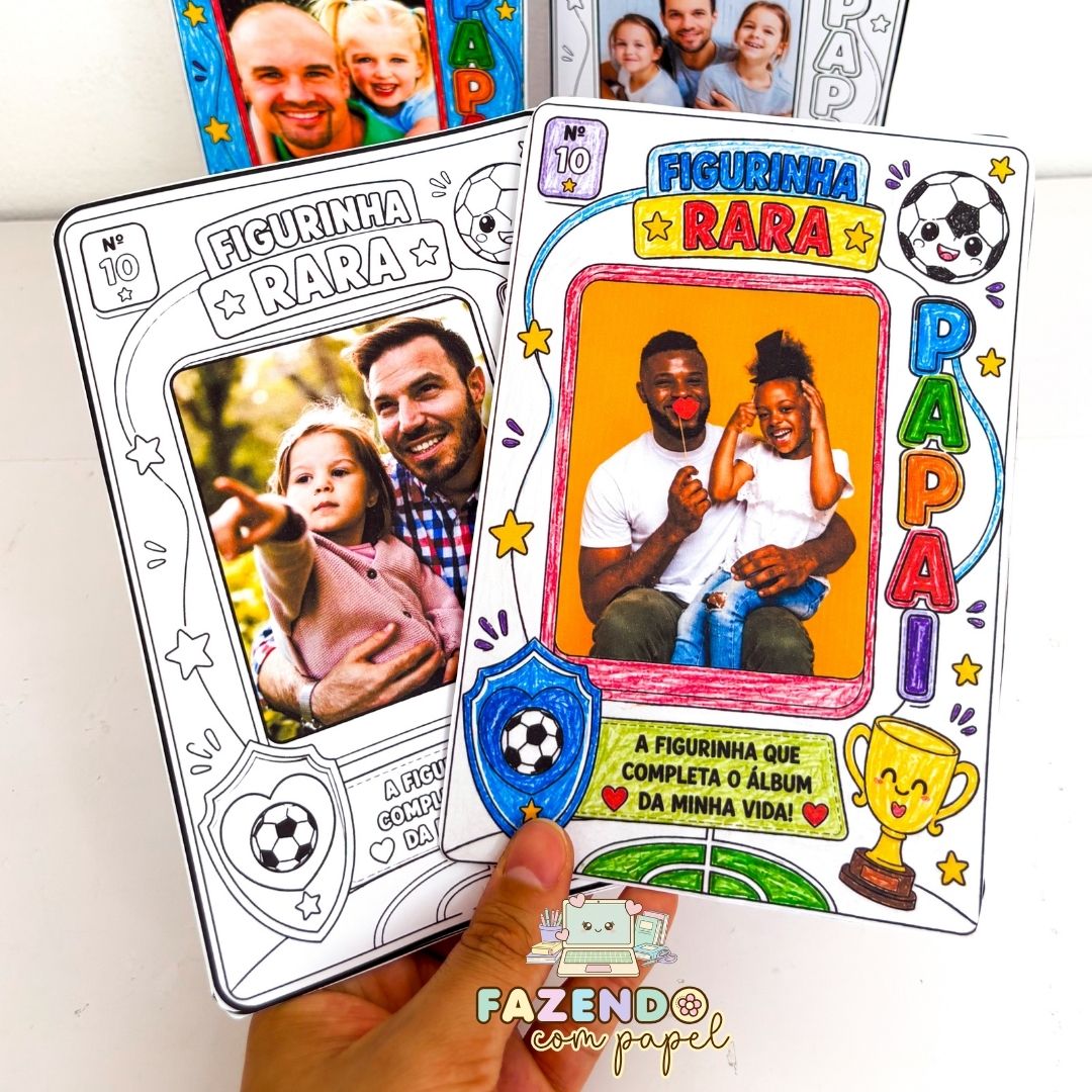 Atividade Papai Figurinha Rara - Imagem 2