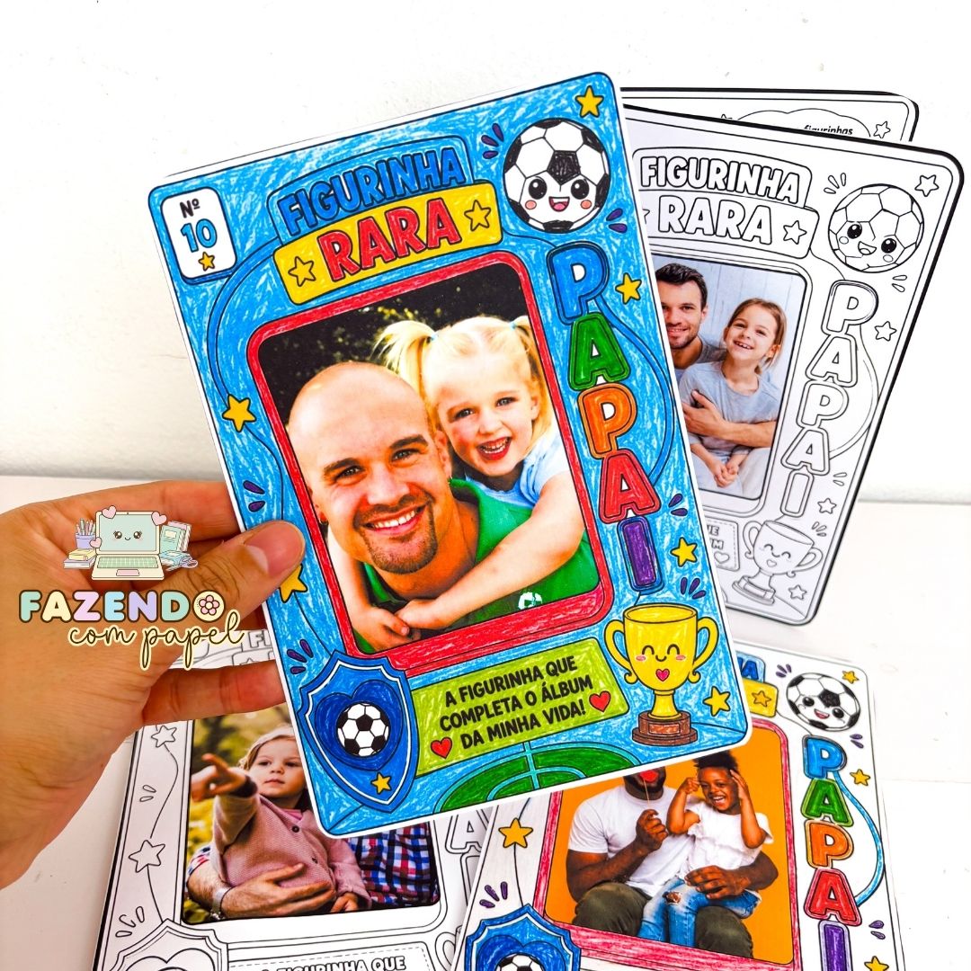 Atividade Papai Figurinha Rara - Imagem 3