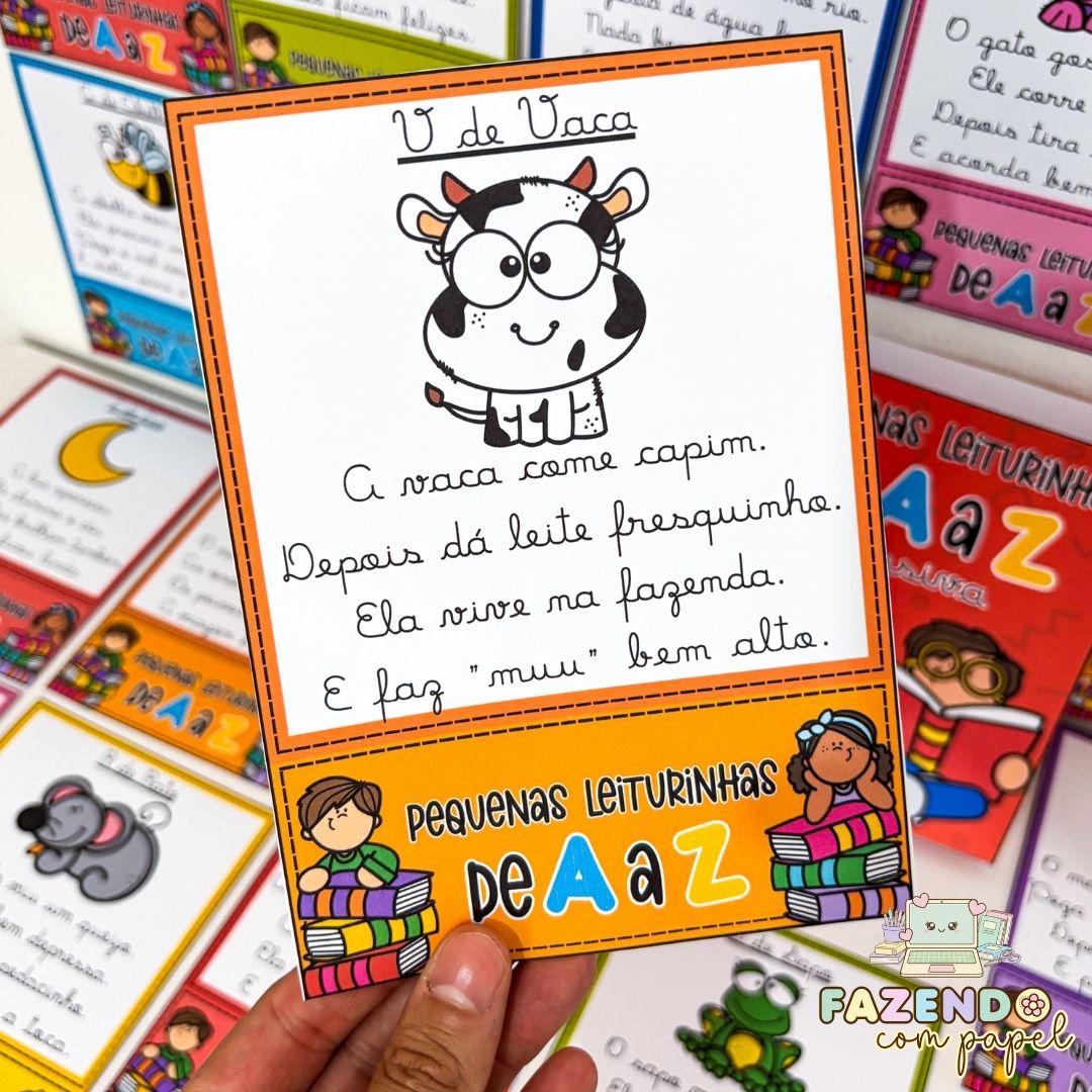 Leiturinha de A a Z (Cursiva) - Imagem 6