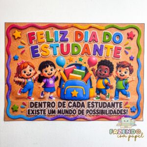 Painel Dia do Estudante 2 + Cartões