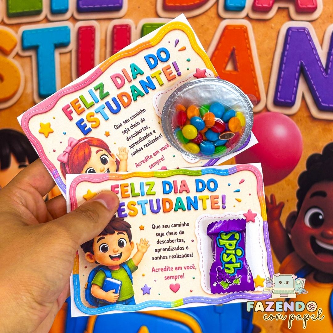 Painel Dia do Estudante 2 + Cartões - Imagem 2