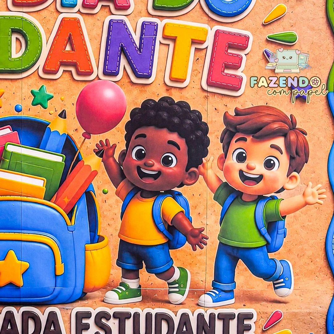 Painel Dia do Estudante 2 + Cartões - Imagem 5