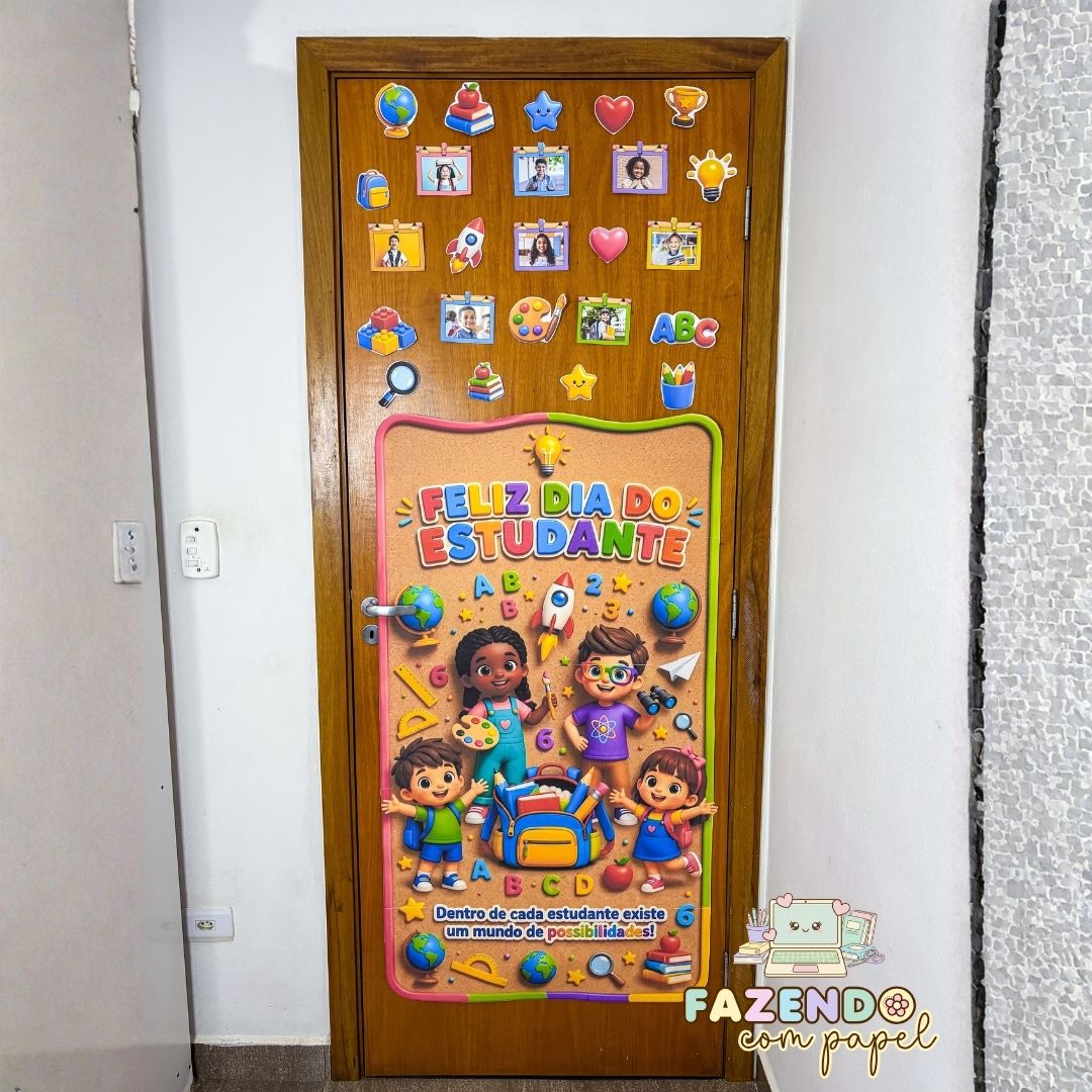 Painel de Porta Dia do Estudante