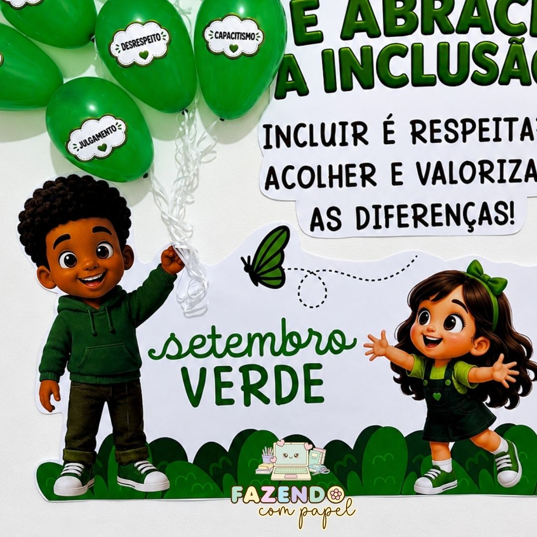 Painel Setembro Verde + Cartãozinho - Imagem 2