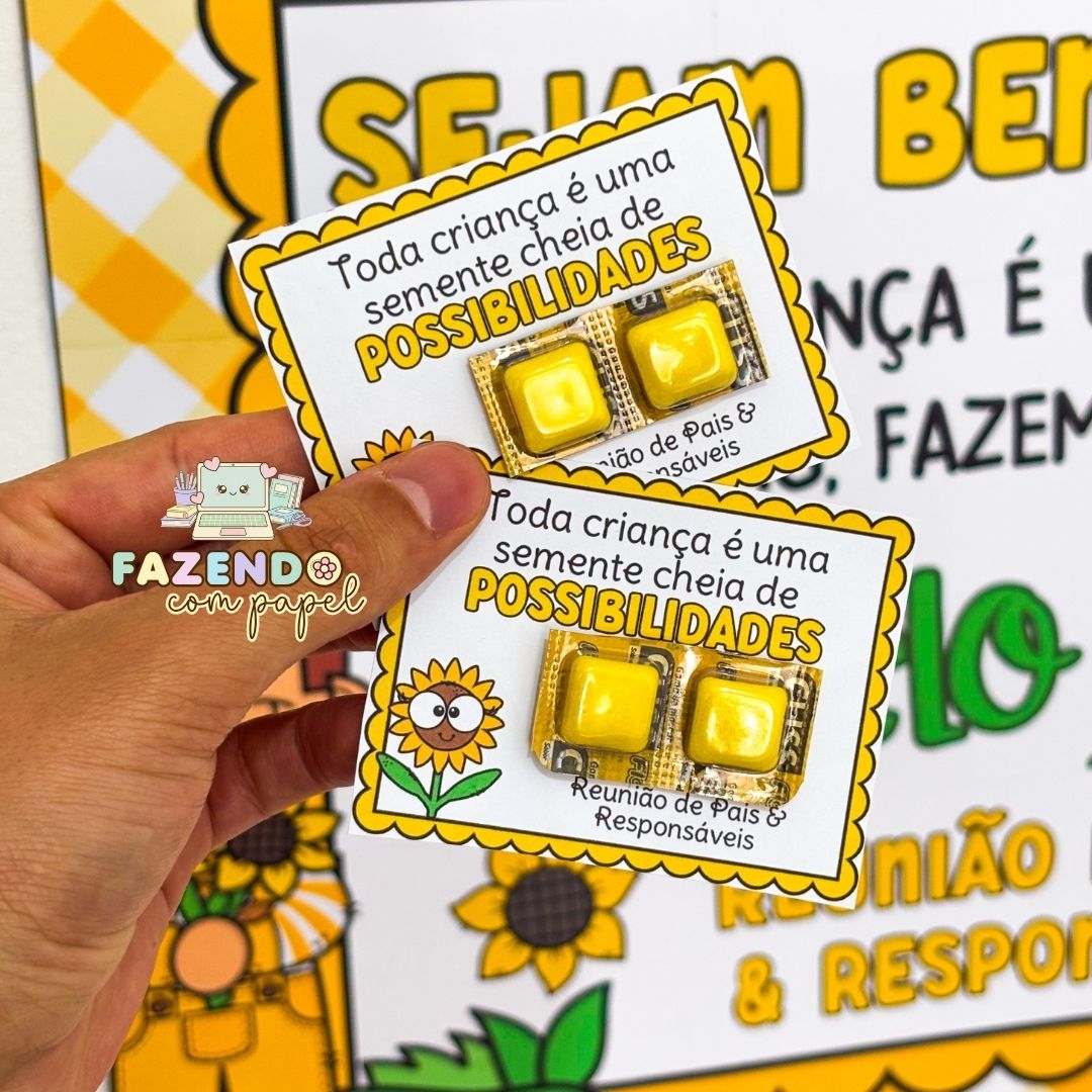 Kit Reunião de Pais - Girassol - Imagem 3