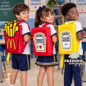 Mochila Maluca Fast Food
