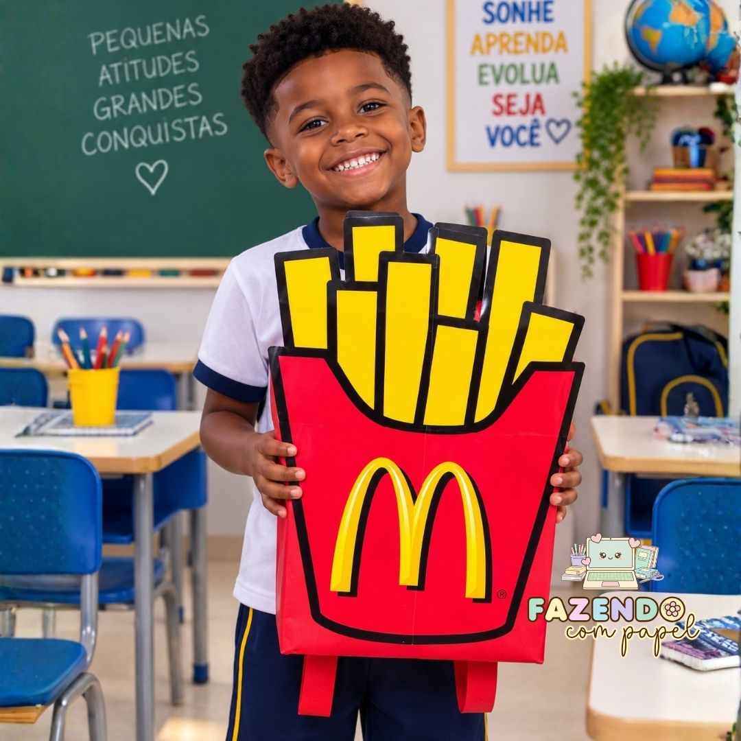 Mochila Maluca Fast Food - Imagem 3